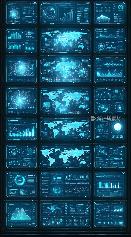 未来科技数据图表展示