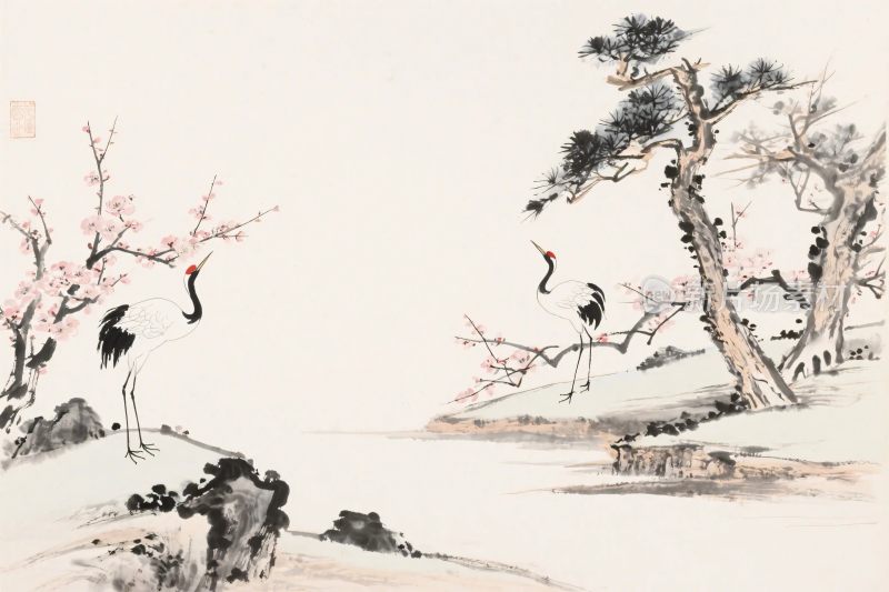 水墨国画山水画作