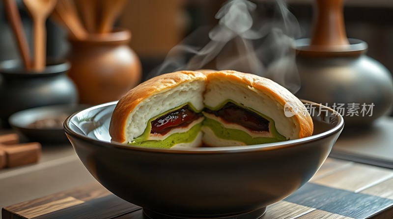 热气腾腾的三明治