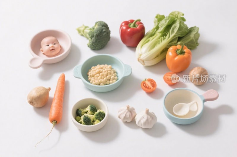 食材蔬果摆放图