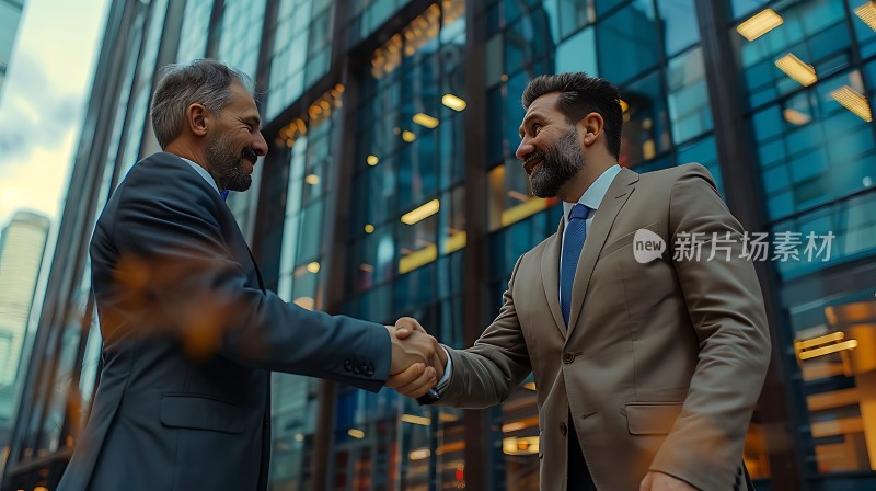商业合作握手言和