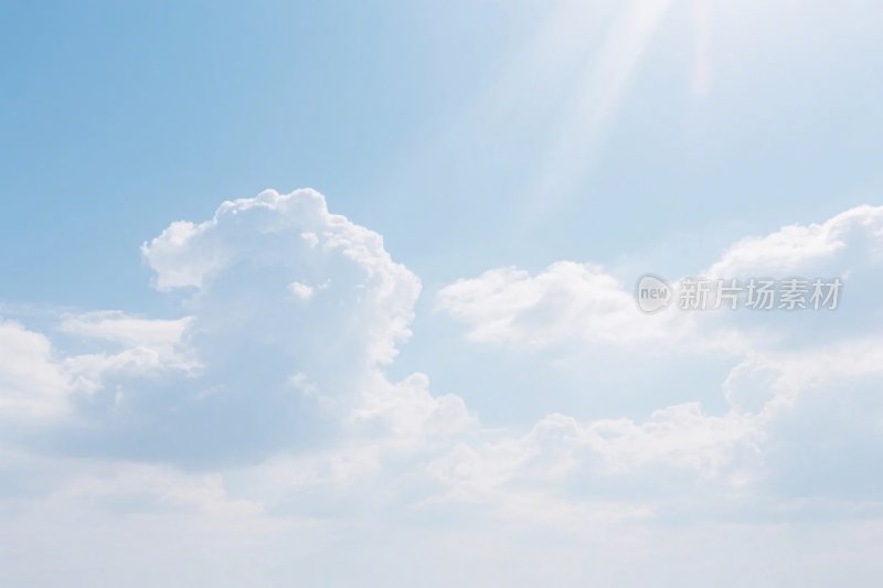 蓝天白云风景图