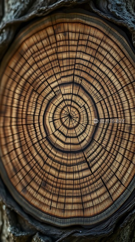 年轮故事树木的生命历程