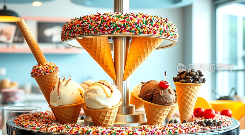 缤纷甜筒冰淇淋大集合