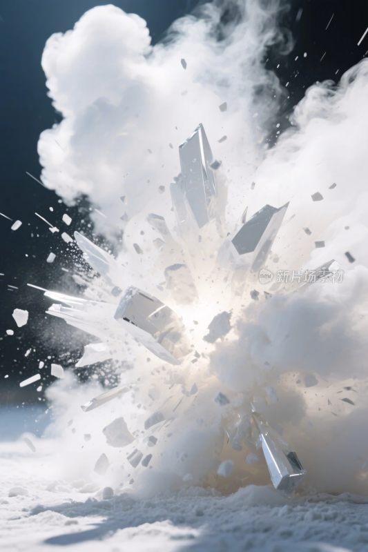 爆炸烟雾特效画面