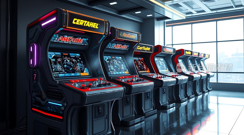 复古街机游戏厅经典游戏等你挑战！