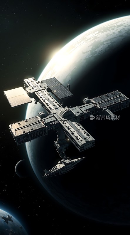 星际飞船环绕地球