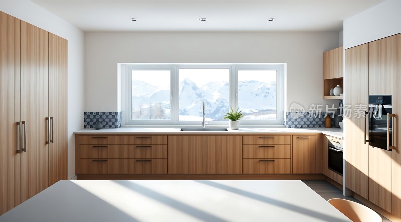 阳光厨房自然美景入眼帘