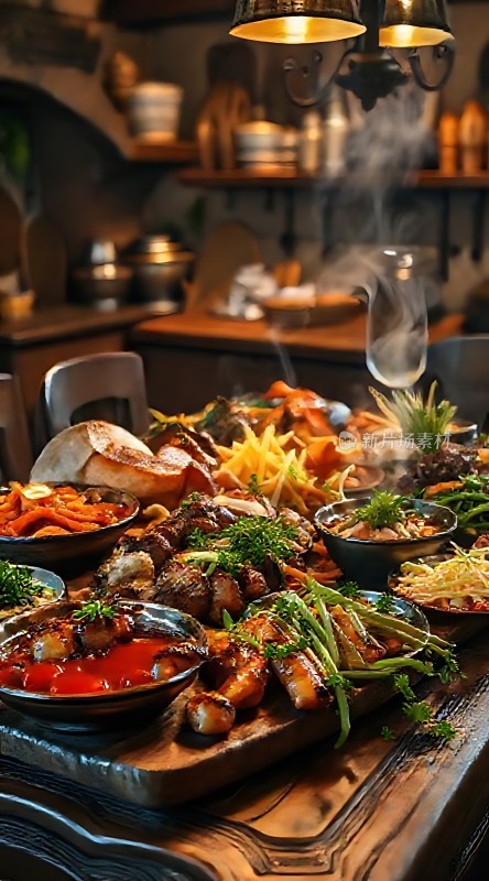 美味佳肴盛宴诱人美食大集合