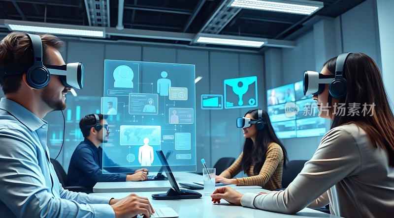 虚拟现实会议未来工作新方式