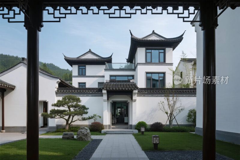 中式古建庭院景观