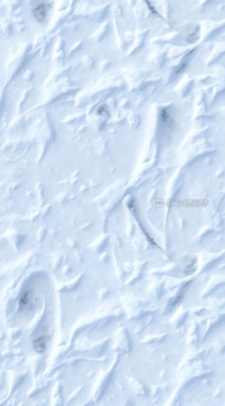 雪地足迹探索未知的旅程