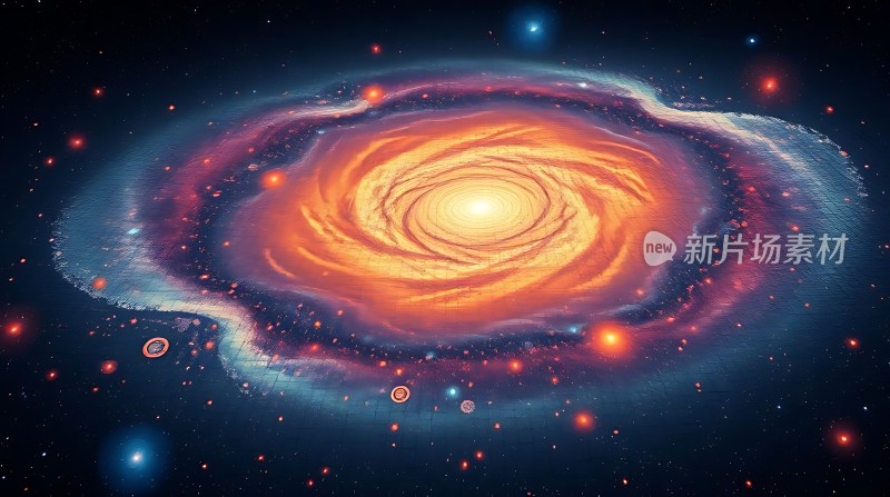 宇宙螺旋星系之美