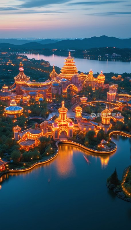 龙之梦夜色璀璨