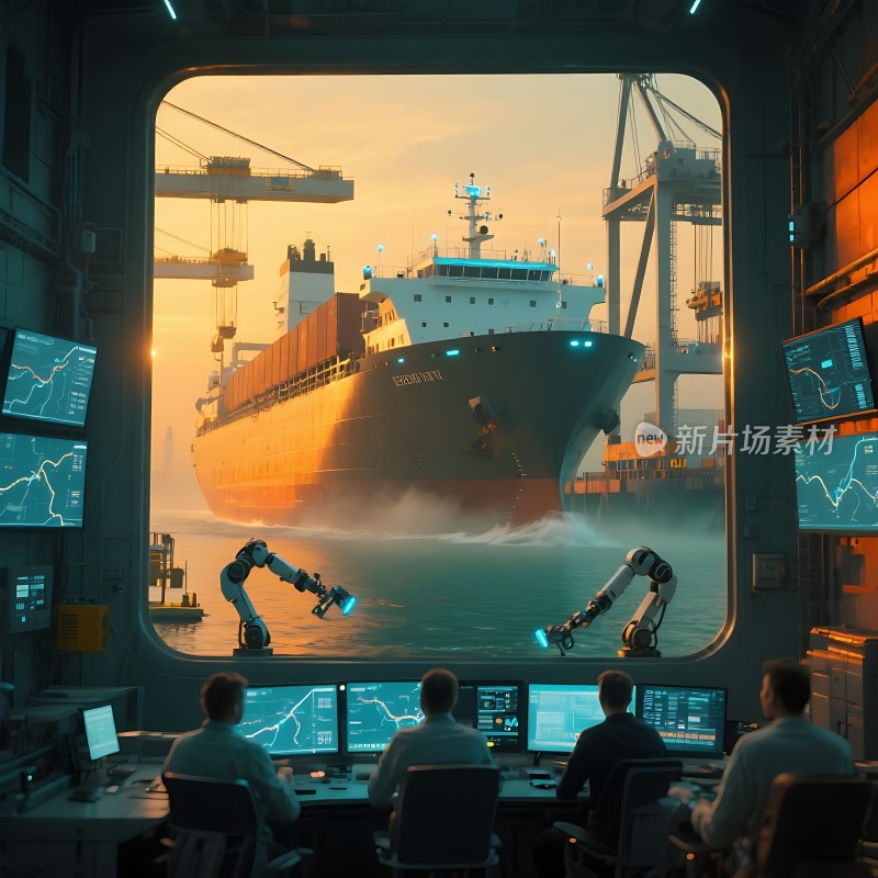 智能港口未来物流中心