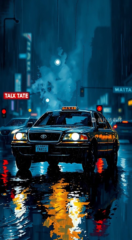 雨夜出租车