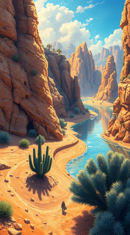 沙漠绿洲探险之旅