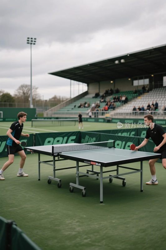 乒乓球比赛场景