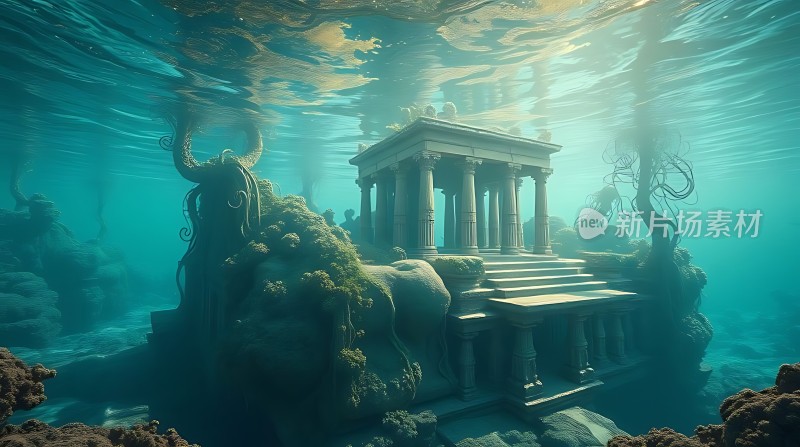 水下古建筑遗迹