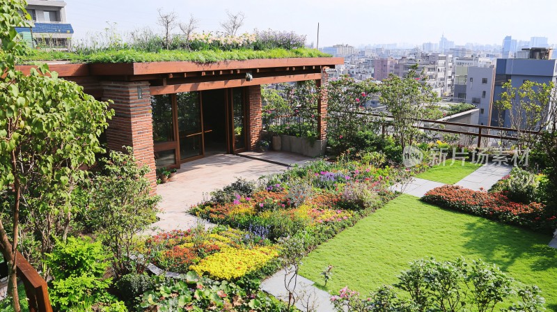 屋顶绿化社区