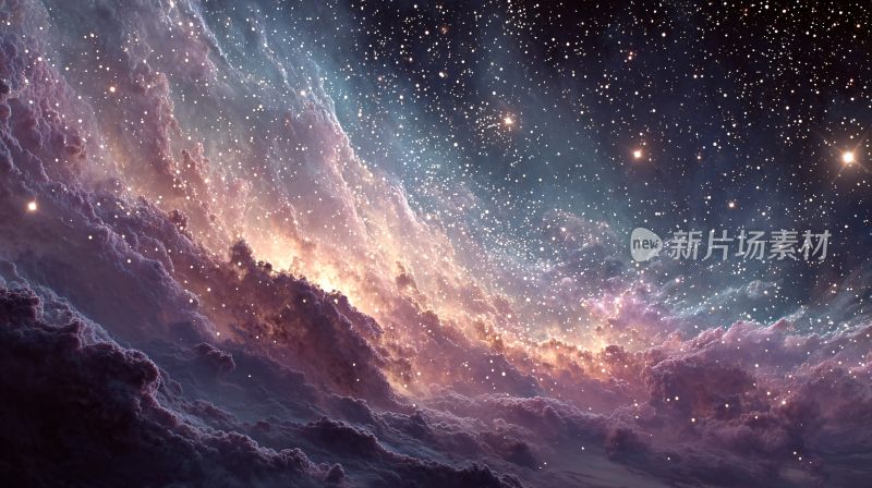 梦幻绚烂的星空宇宙景象