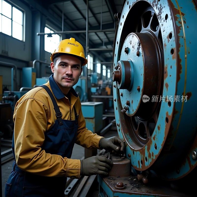 工业机械师专注检修大型设备