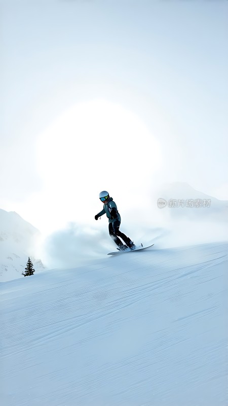 雪地速降风驰电掣