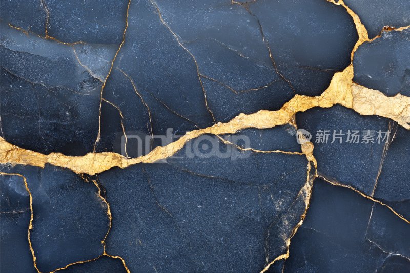 黑金裂纹质感纹理画面