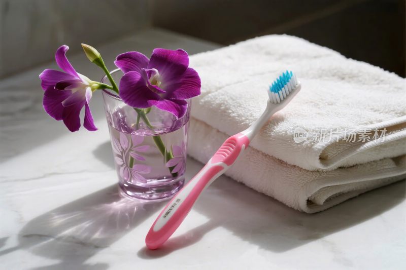 洗漱用品静物图