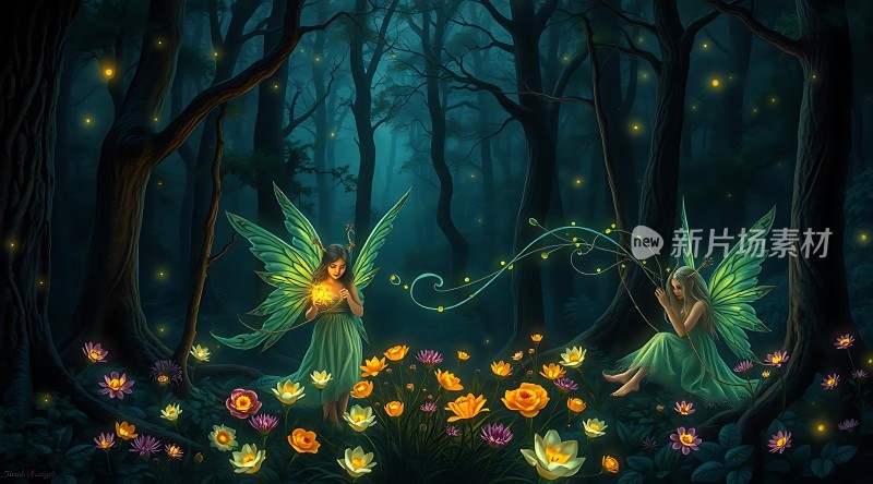 精灵森林夜光派对