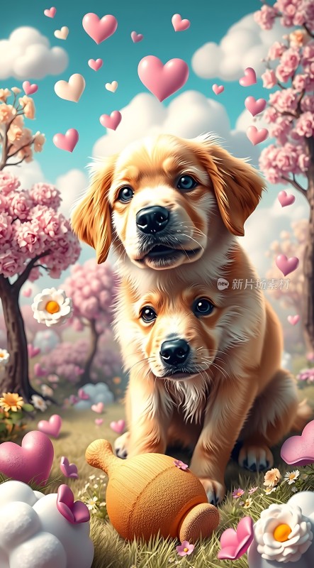 春日萌宠爱心满溢