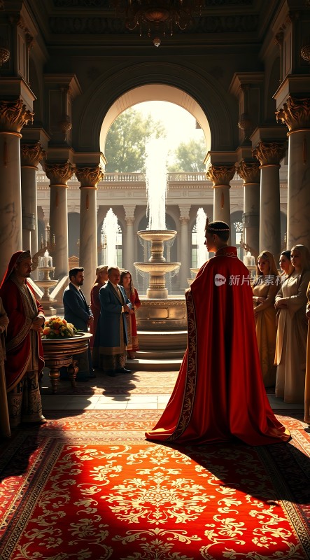 皇家庭院里的华丽盛宴