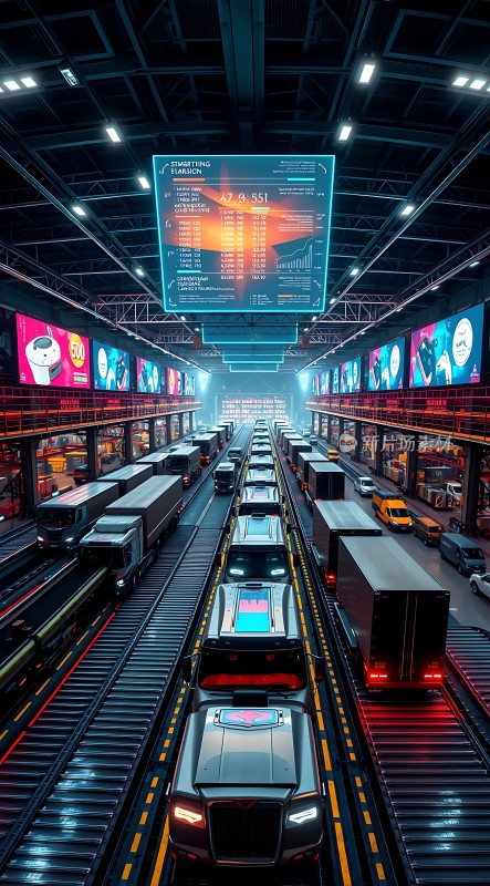 未来交通枢纽智能运输系统