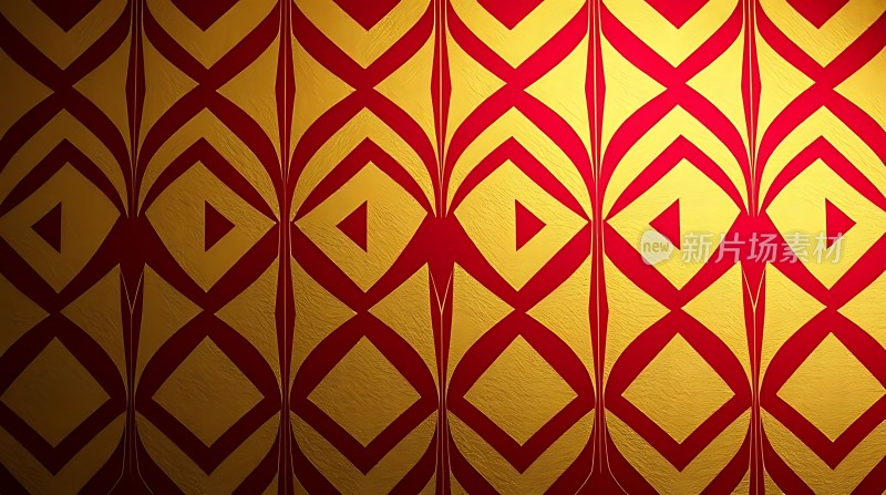 红色几何图案背景