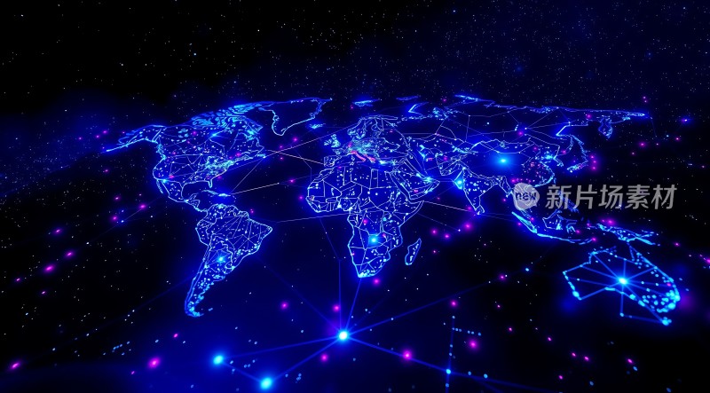 全球网络连接图