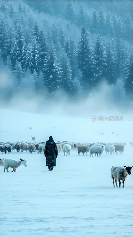 雪地牧羊人