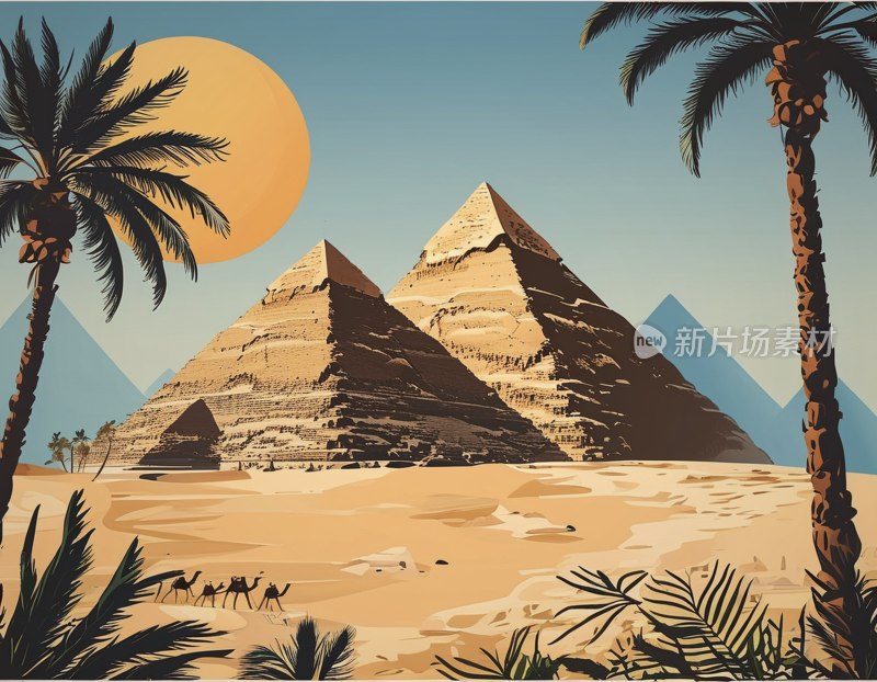 埃及金字塔图案