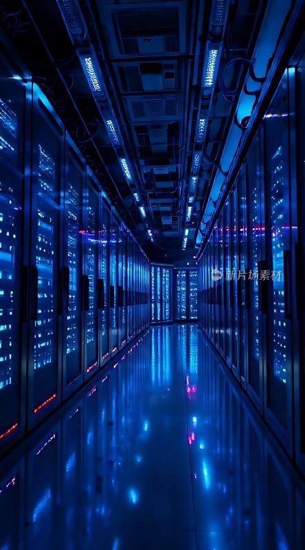 科技之光数据中心的长廊