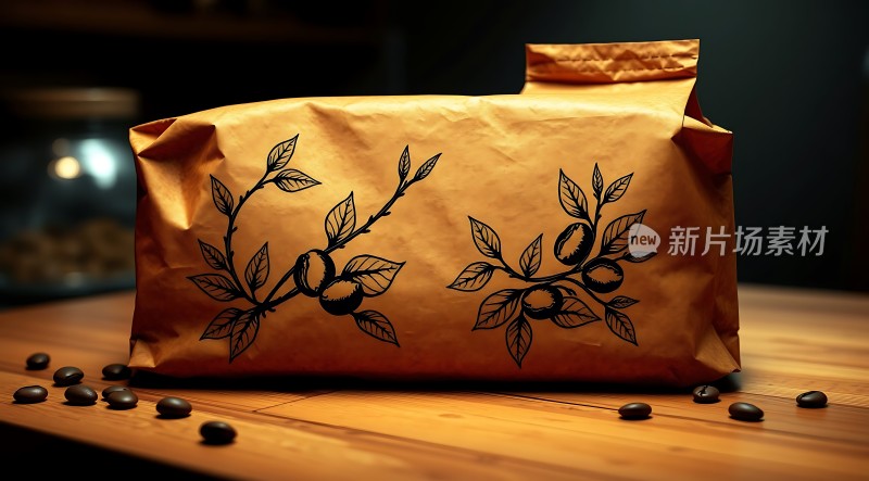 新片场素材 咖啡豆包装设计