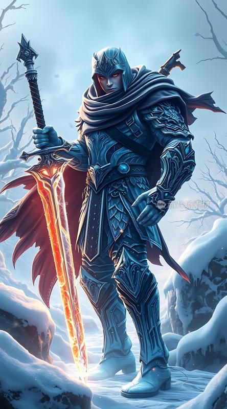 冰霜剑士寒冰与火焰的对决