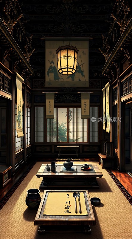 古风茶室雅致静好
