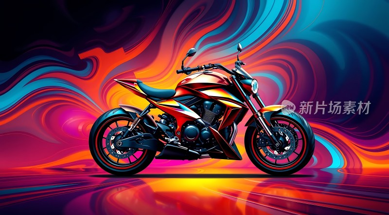 炫彩摩托速度与激情的完美结合！