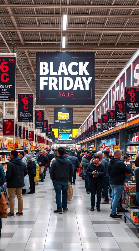 黑色星期五大促 shoppers争相抢购