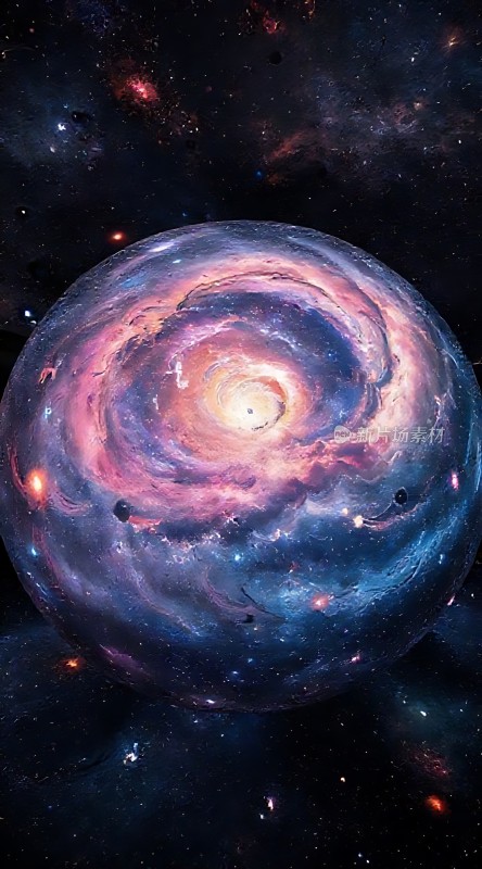 宇宙螺旋星系之美