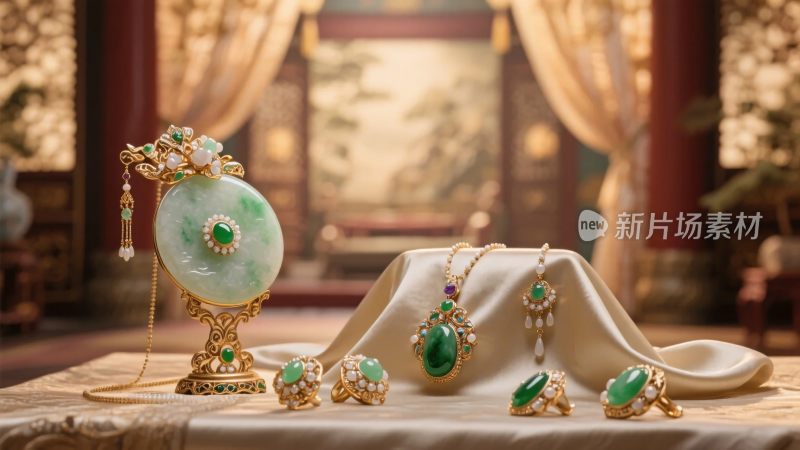 古典珠宝展示图