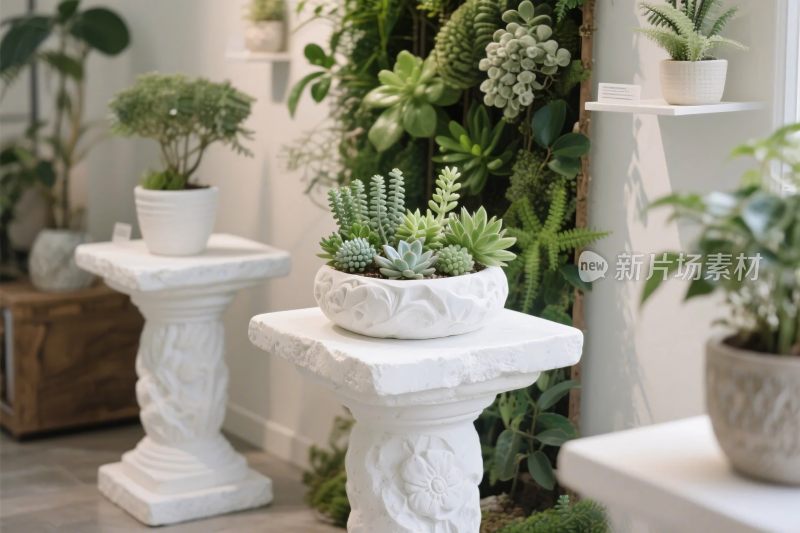 室内绿植摆放场景