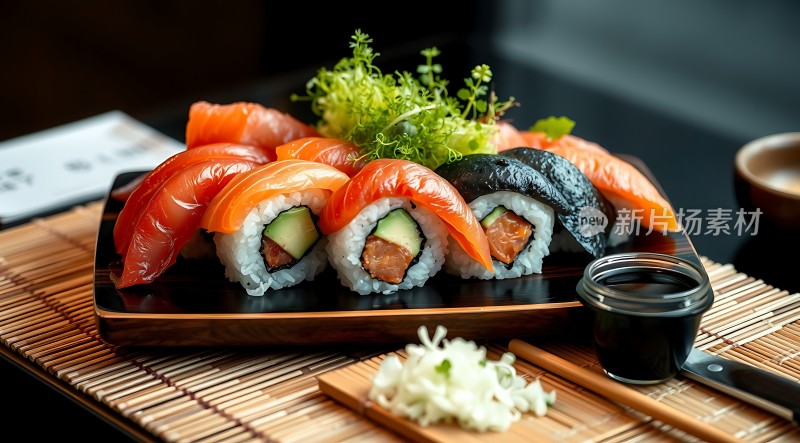 新鲜刺身寿司大餐