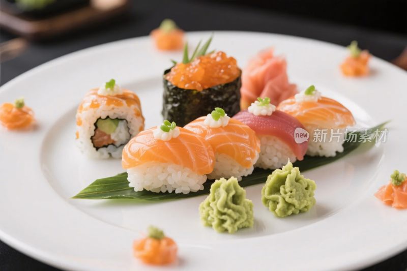 精美日式寿司摆盘