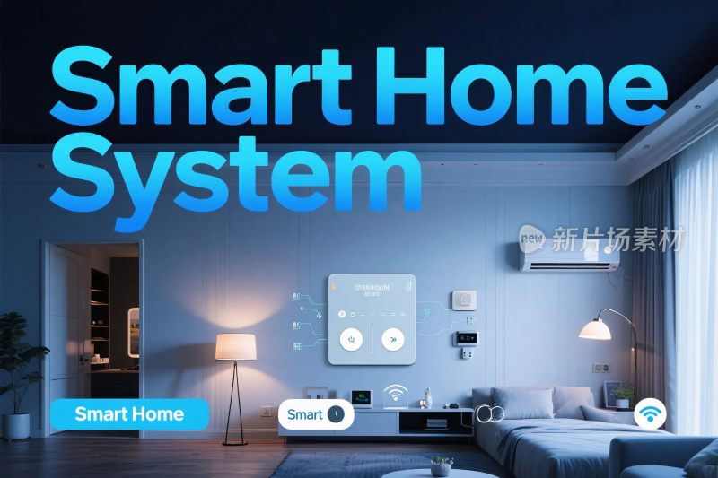 智能家居系统宣传图