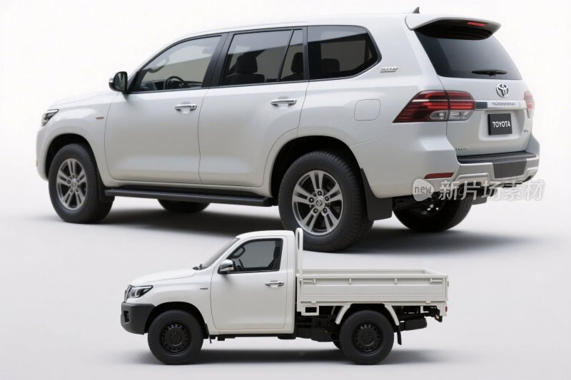 丰田与皮卡车展示